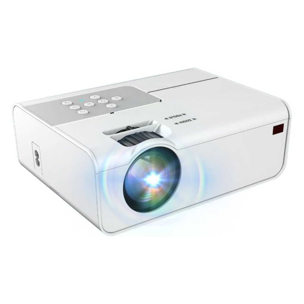 MIRAKLASS Wifi Video Projector 1080P 150 Ansi Lumens (White)