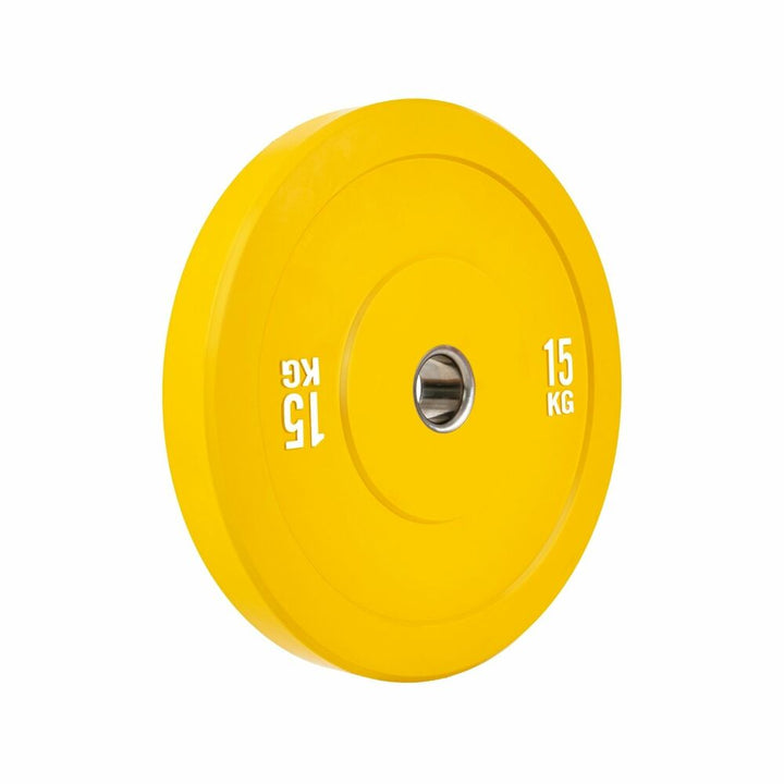 Verpeak Colour Bumper Plate 15KG Yellow