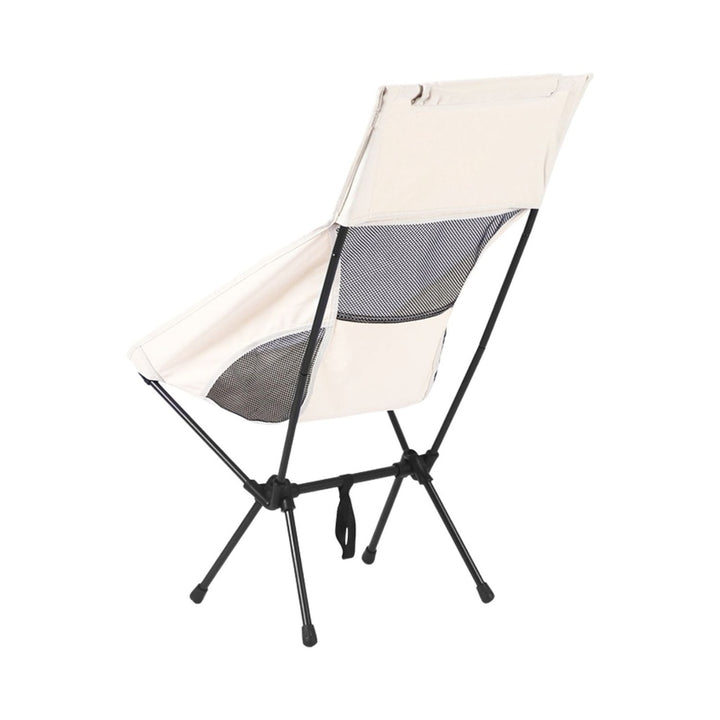 KILIROO Camping Folding Chair with Storage Bag (Beige)