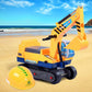 GOMINIMO Kids Ride On Sand Excavator Toy Car with Helmet