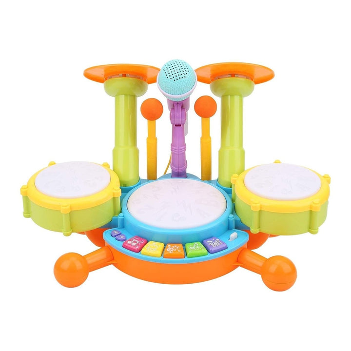 GOMINIMO Kids Toy Musical Drum Set Basic Version (Green)