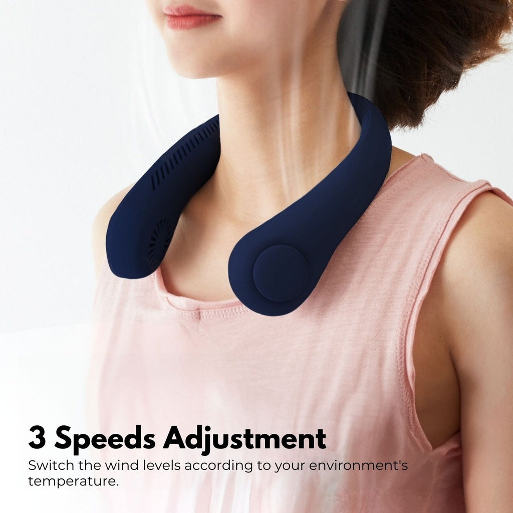 GOMINIMO Neck Fan (Blue)