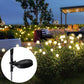 NOVEDEN 3 Pieces Solar Powered Firefly Lights (Warm)