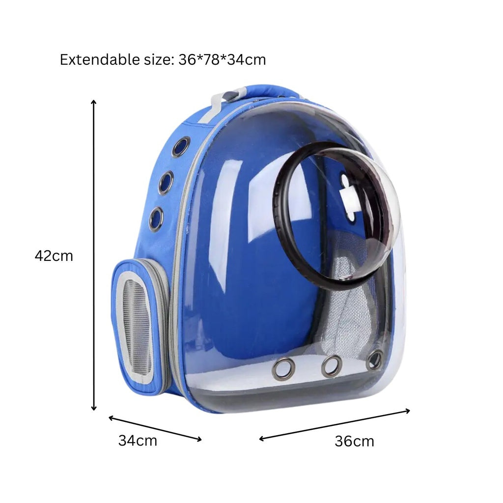 Floofi Expandable Space Capsule Backpack - Model 2 (Blue)