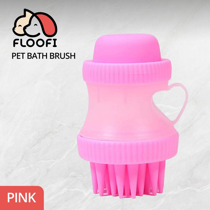 Floofi Pet Bath Brush (Pink) -