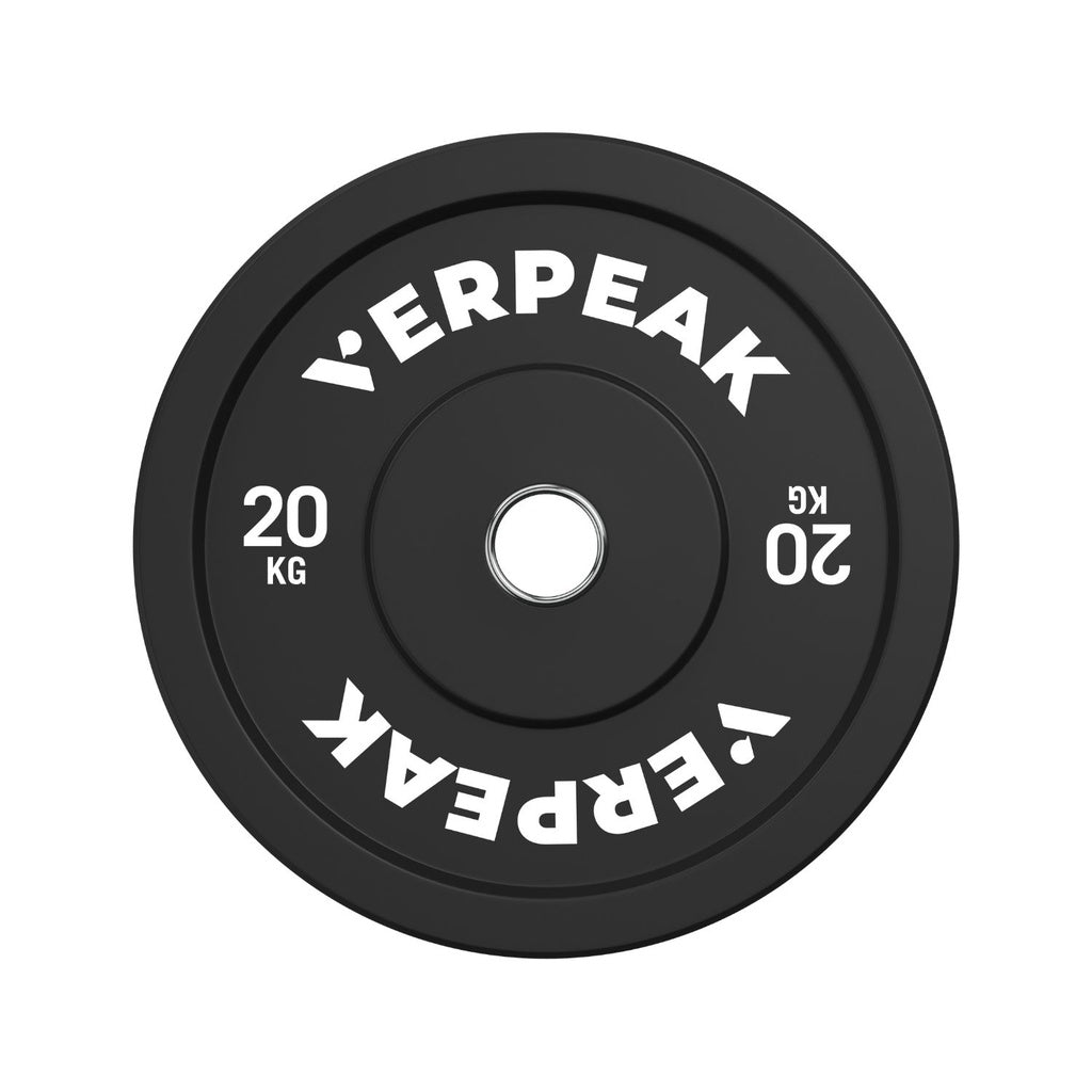 VERPEAK Black Bumper weight plates-Olympic (20kgx1)