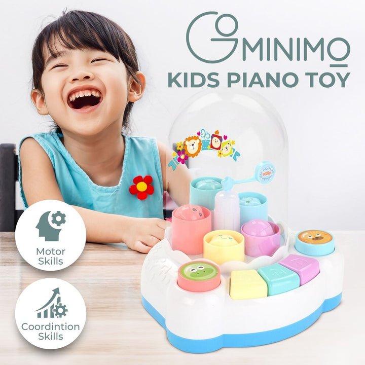 GOMINIMO Kids Toy Musical Jumping Piano Keyboard