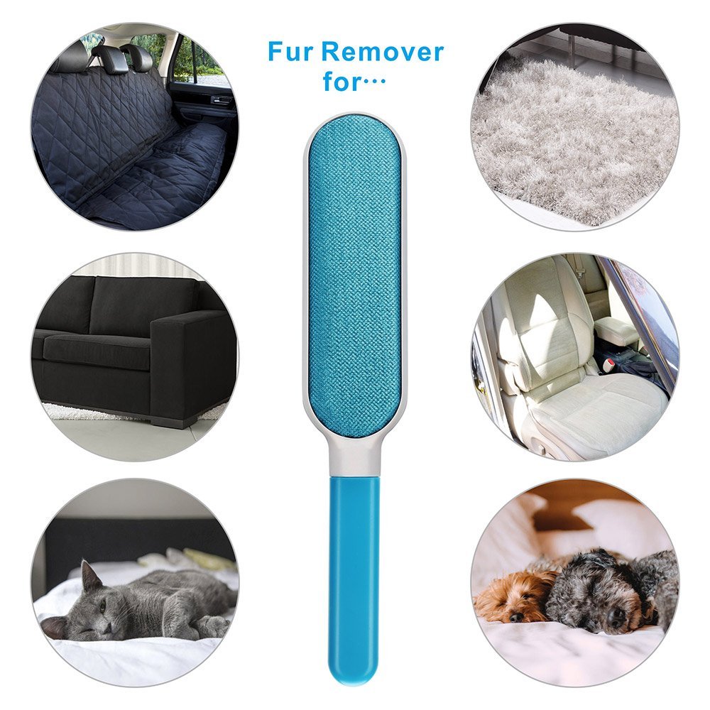 Floofi 3-in-1 Pet Remover Brush Blue