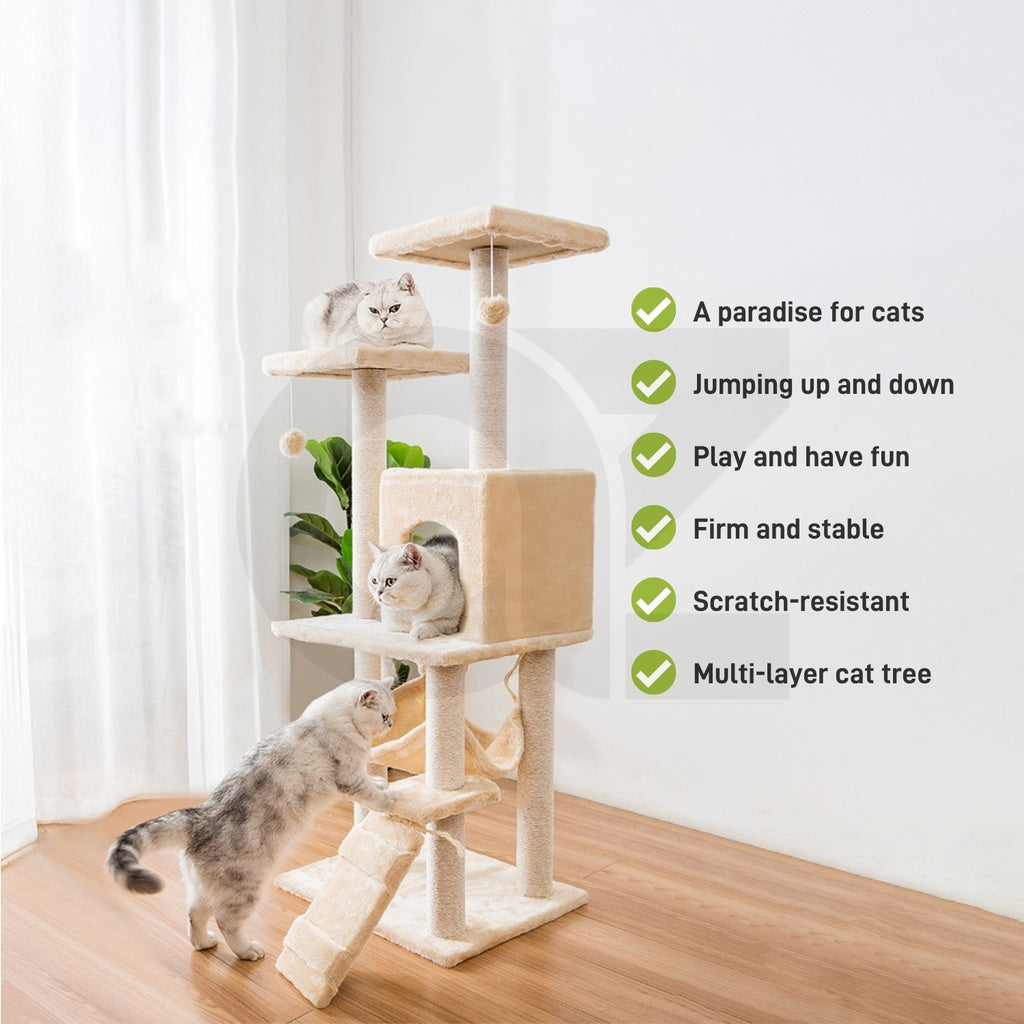 Cat Tree (138cm Dark Grey)