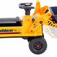 GOMINIMO Kids Ride On Bulldozer Digger Tractor Excavator Toy Car with Helmet