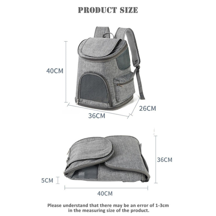 Floofi Pet Backpack -Model 2 (Grey)