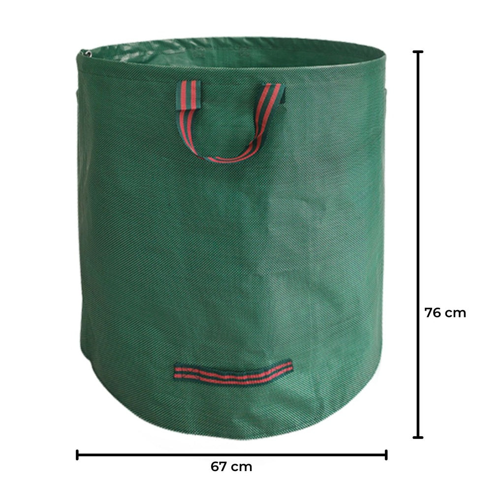 NOVEDEN 3 Packs Garden Waste Bags with 72 gallons (Green)