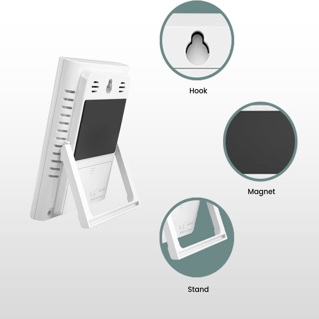 GOMINIMO Thermo Hygrometer Has Backlight White