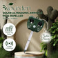 NOVEDEN Solar Ultrasonic Animal and Pets Repeller(Green)