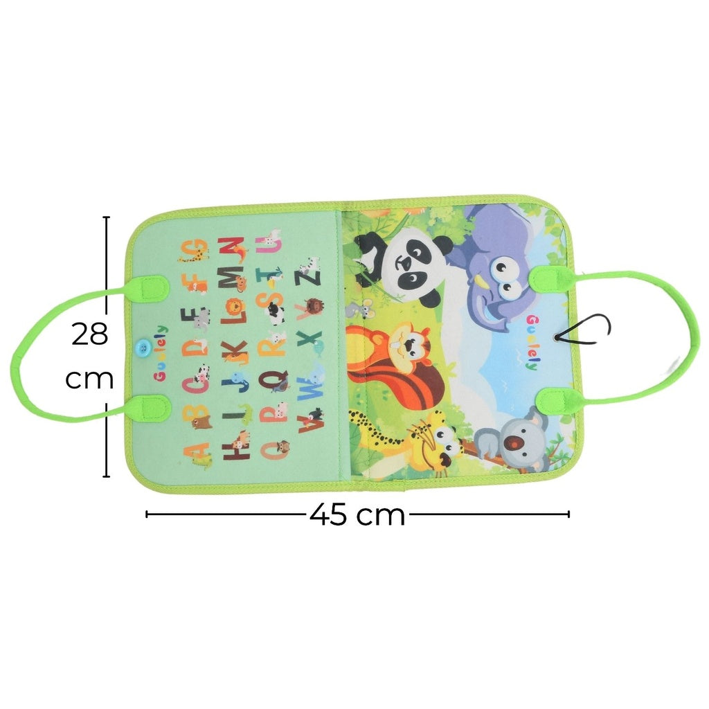 GOMINIMO Kids Busy Board Learning Toys (Green)