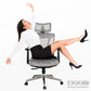 EKKIO Byron - Office Chair (Silver)