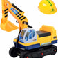 GOMINIMO Kids Ride On Sand Excavator Toy Car with Helmet