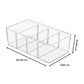 GOMINIMO 2 Pack Storage Bin with Divider