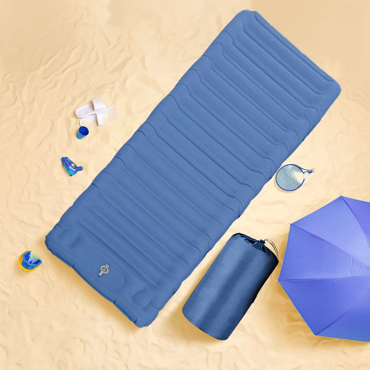 KILIROO Inflatable Camping Sleeping Pad (Blue)