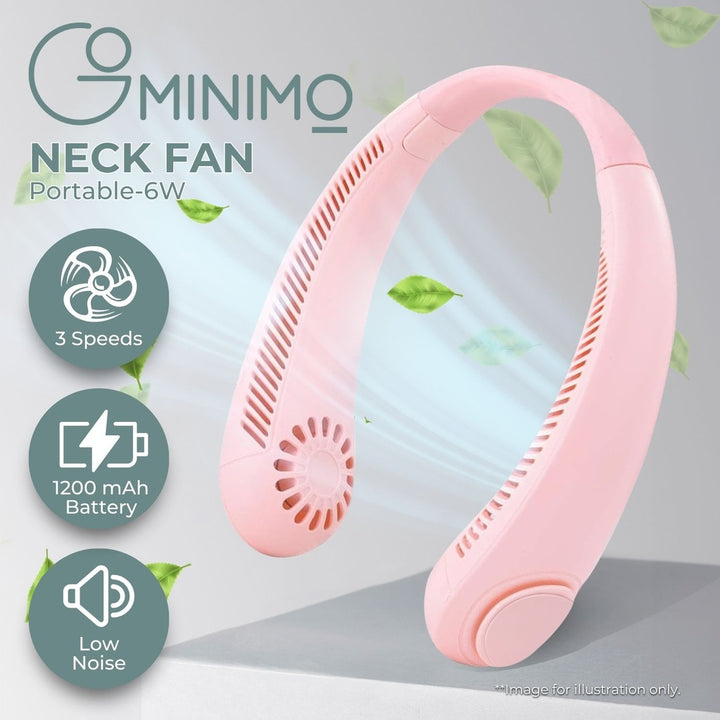 GOMINIMO Neck Fan (Pink)