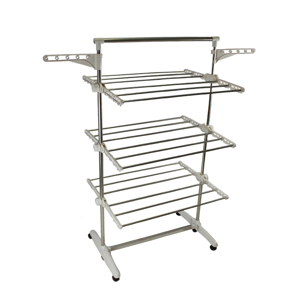 GOMINIMO Laundry Drying Rack 3 Tier (White)