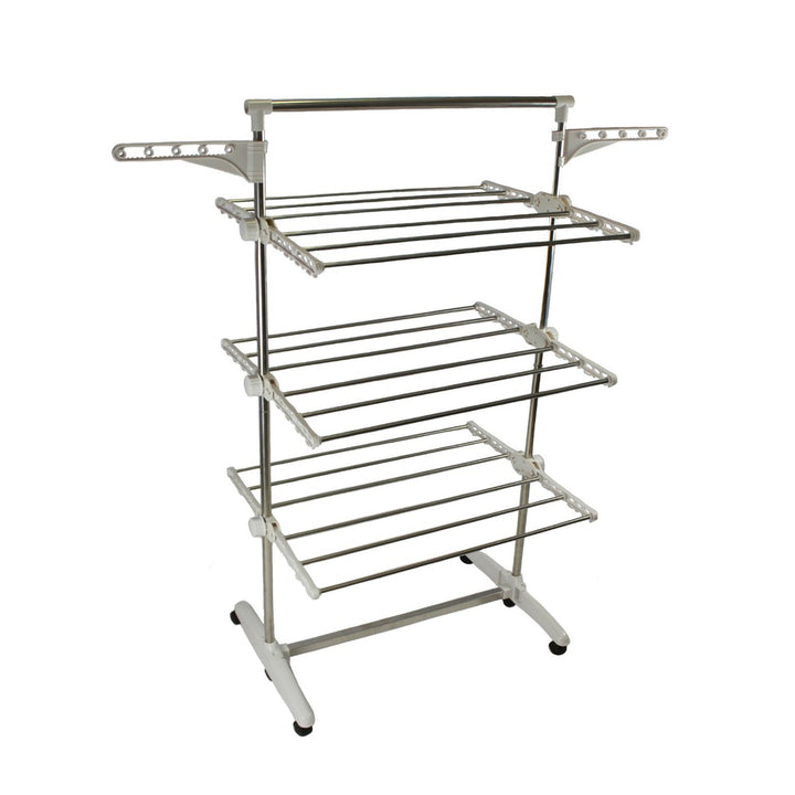 GOMINIMO Laundry Drying Rack 3 Tier (White)