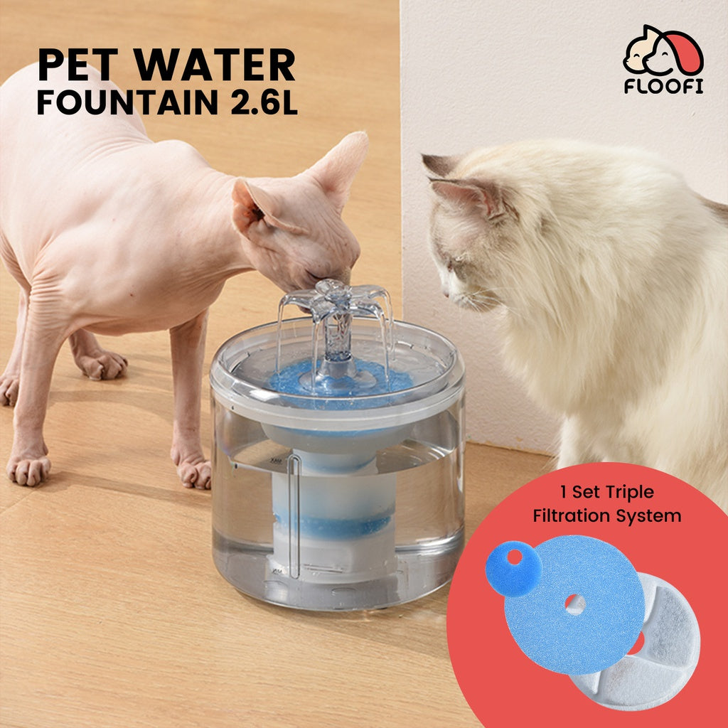 Floofi Pet Water Fountain 2.6L