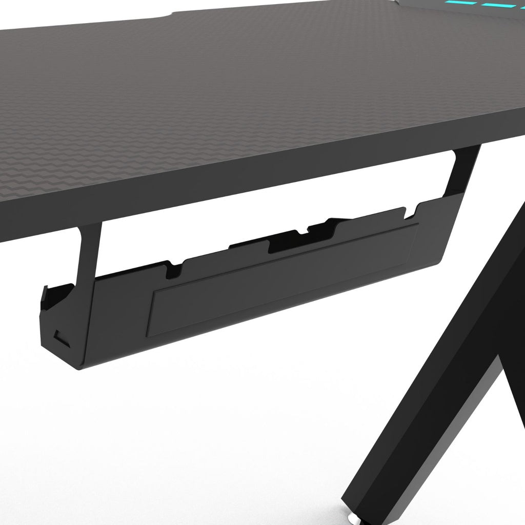 EKKIO RGB Gaming Desk Y Shape Black 100cm