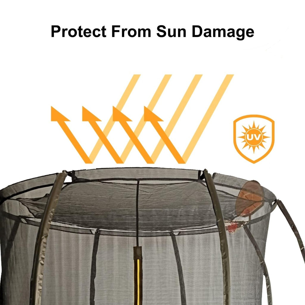 VERPEAK Sunshade Net for Trampoline 12ft