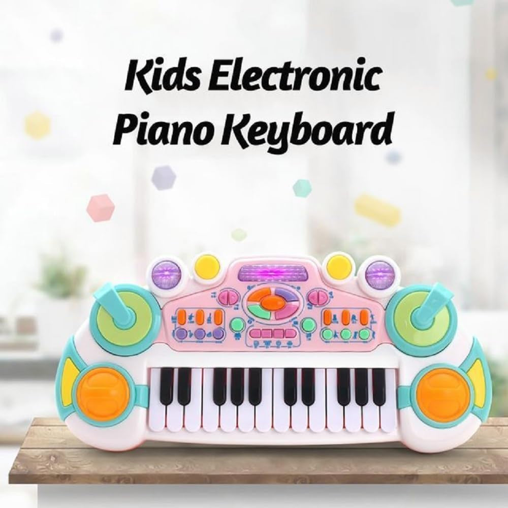 GOMINIMO Kids Toy Musical Electronic Piano Keyboard (Pink)