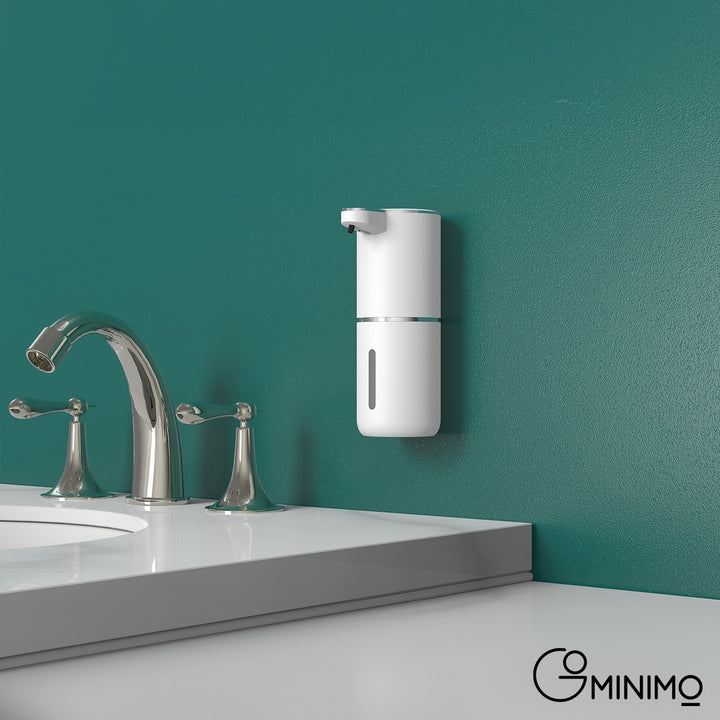 GOMINIMO Automatic Liquid Soap Dispenser with Adjustable Liquid(white)