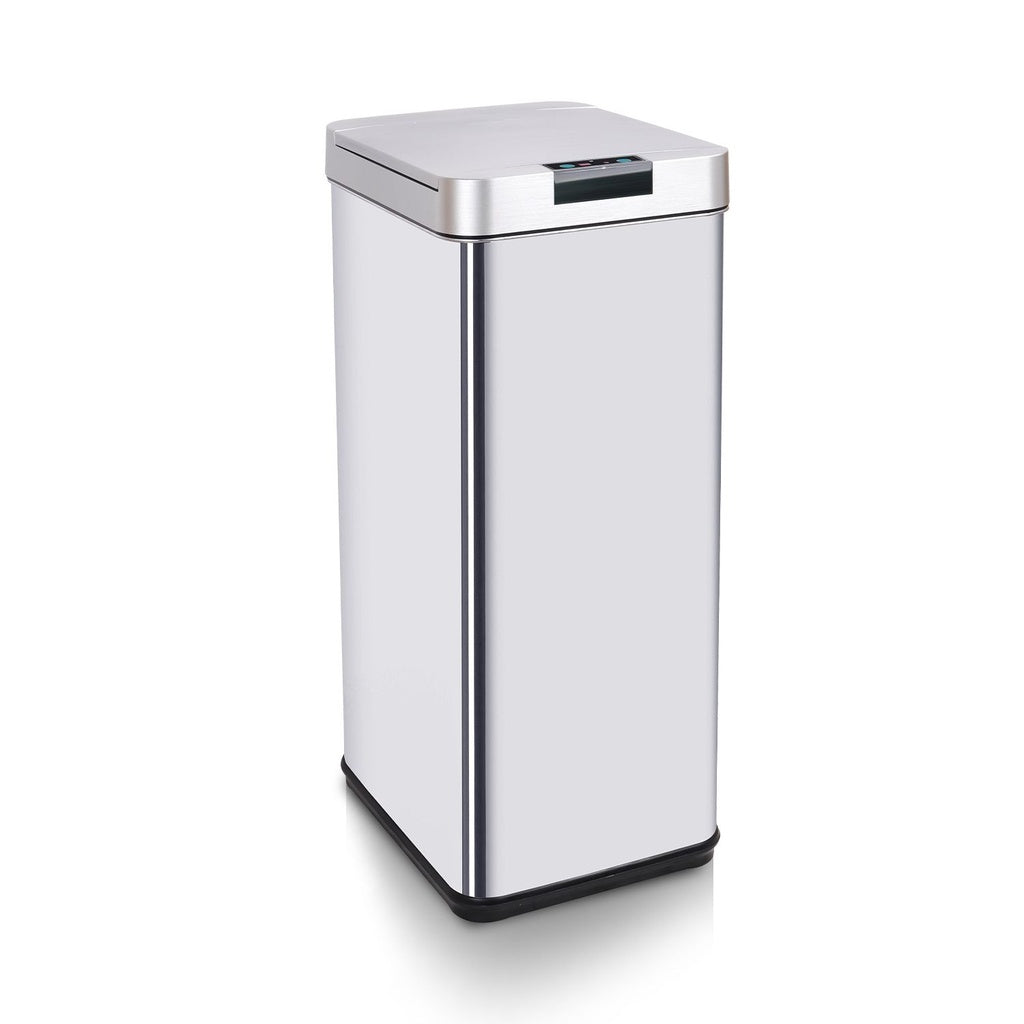 MIRAKLASS Sensor Bin 50L Narrow Silver Square