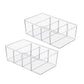 GOMINIMO 2 Pack Storage Bin with Divider