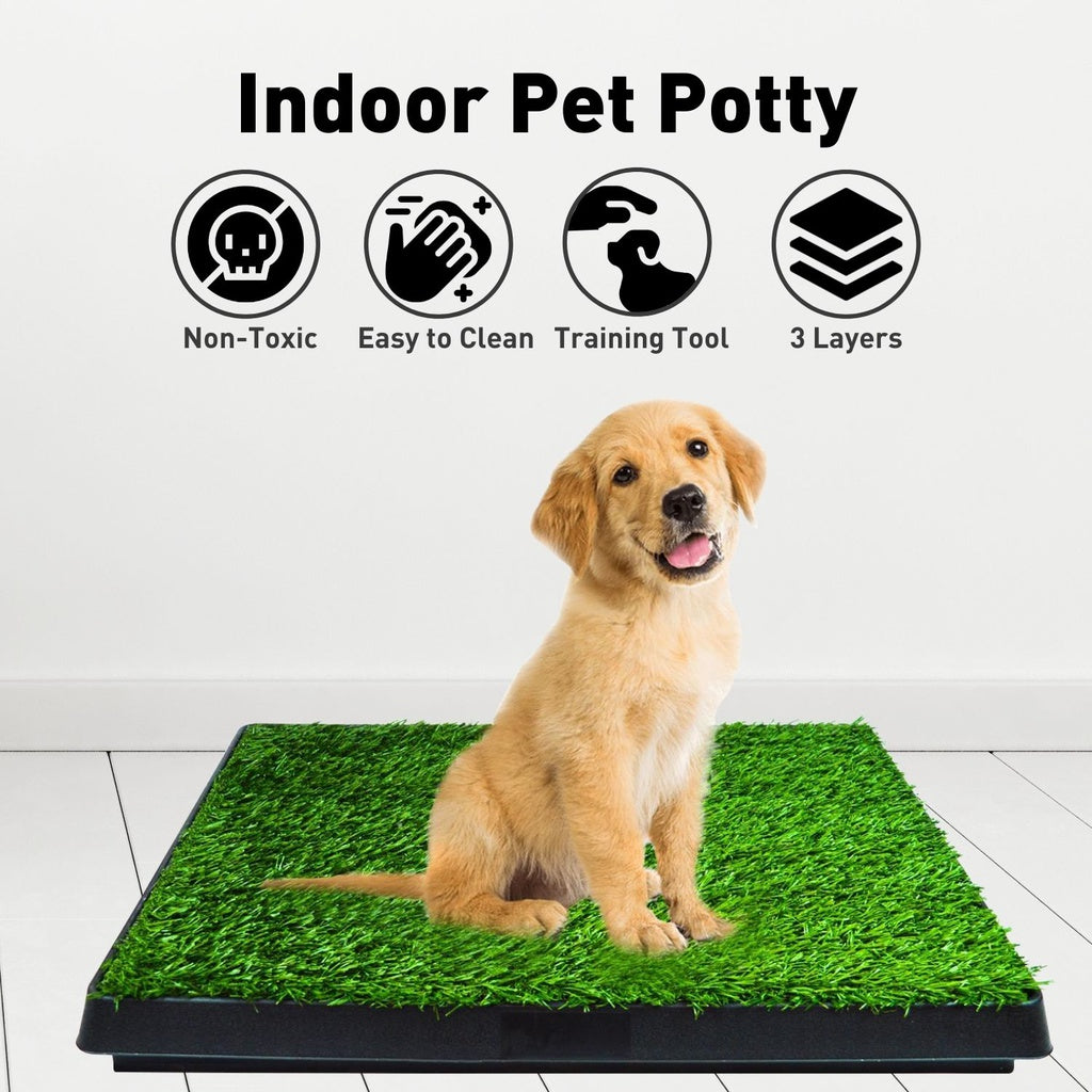 Floofi Pet Grass Training Potty 2 Piece Set