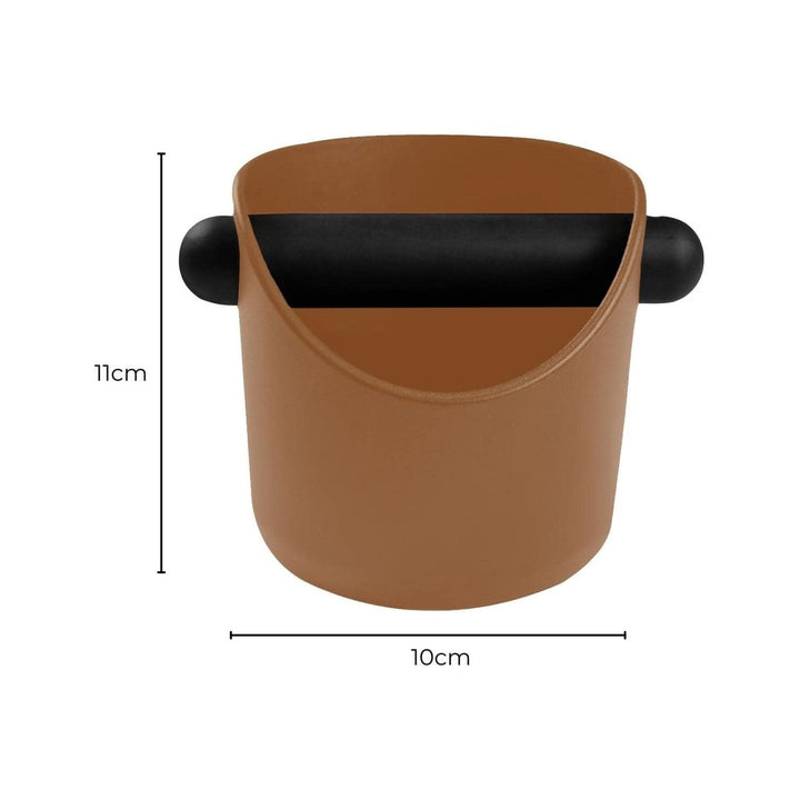 GOMINIMO Coffee Knock Box With Removable Knock Bar Brown 11cm