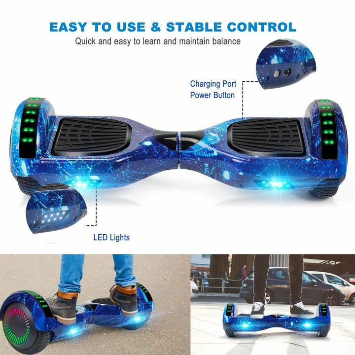 Funado Smart-S W1 Hoverboard Blue Sky