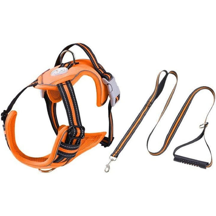 FLOOFI Dog Harness Vest M Size (Orange)