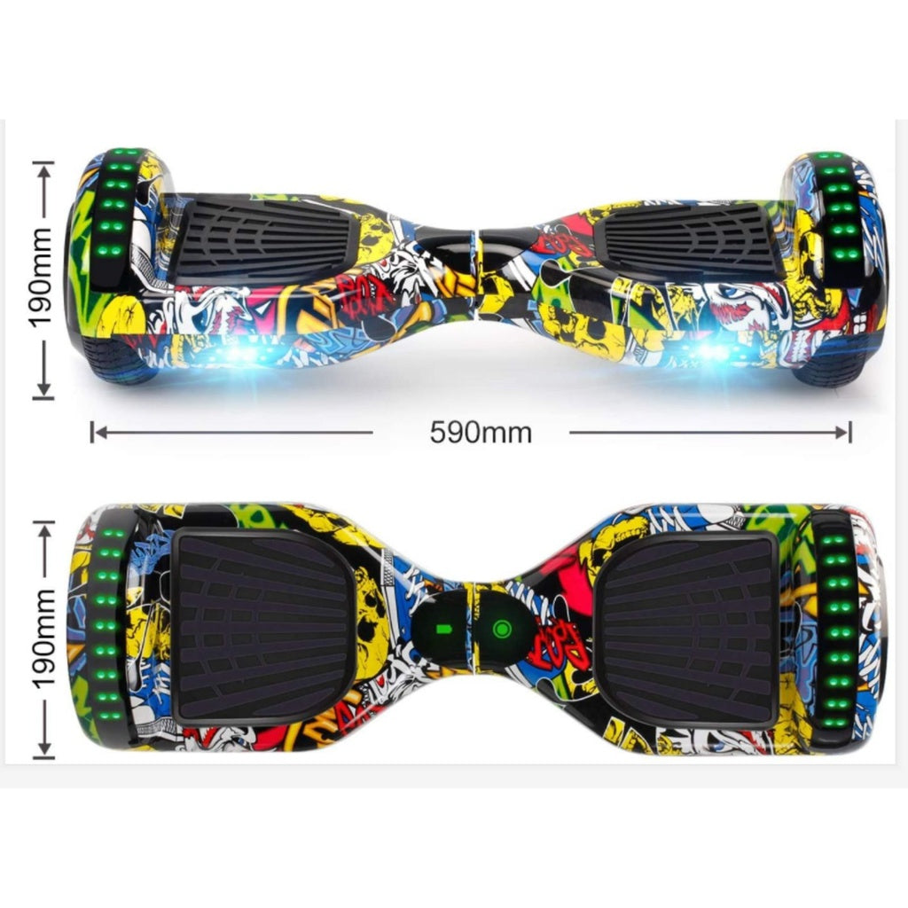 Funado Smart-S W1 Hoverboard (Hip-Hop Graffiti)