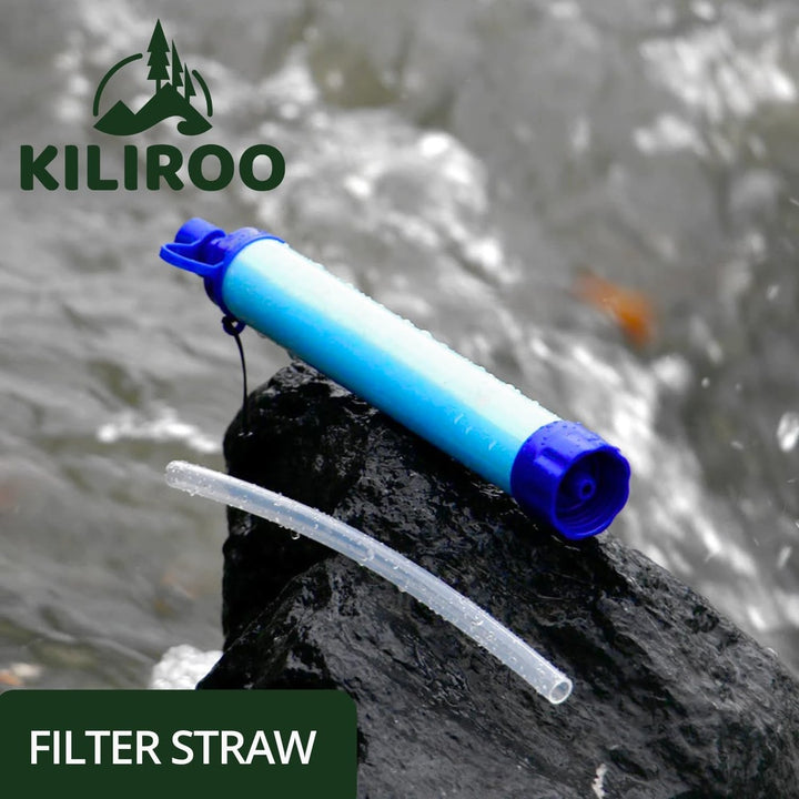 Kiliroo Water Filter, Ultralight and Durable, Long-Lasting Up to 1500L Water, Easy Carry