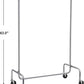 SONGMICS Heavy Duty Clothes Rack on Wheels Metal Chrome Extendable