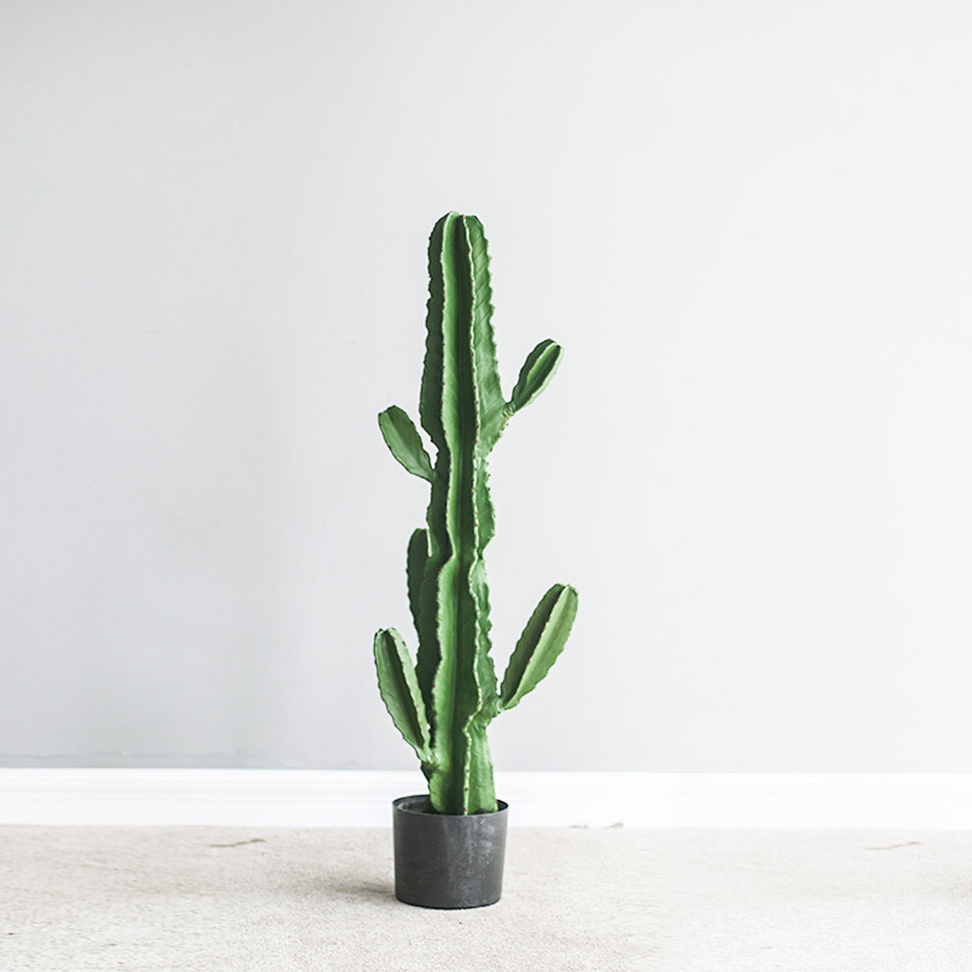 SOGA 4X 105cm Green Artificial Indoor Cactus Tree Fake Plant Simulation Decorative 6 Heads