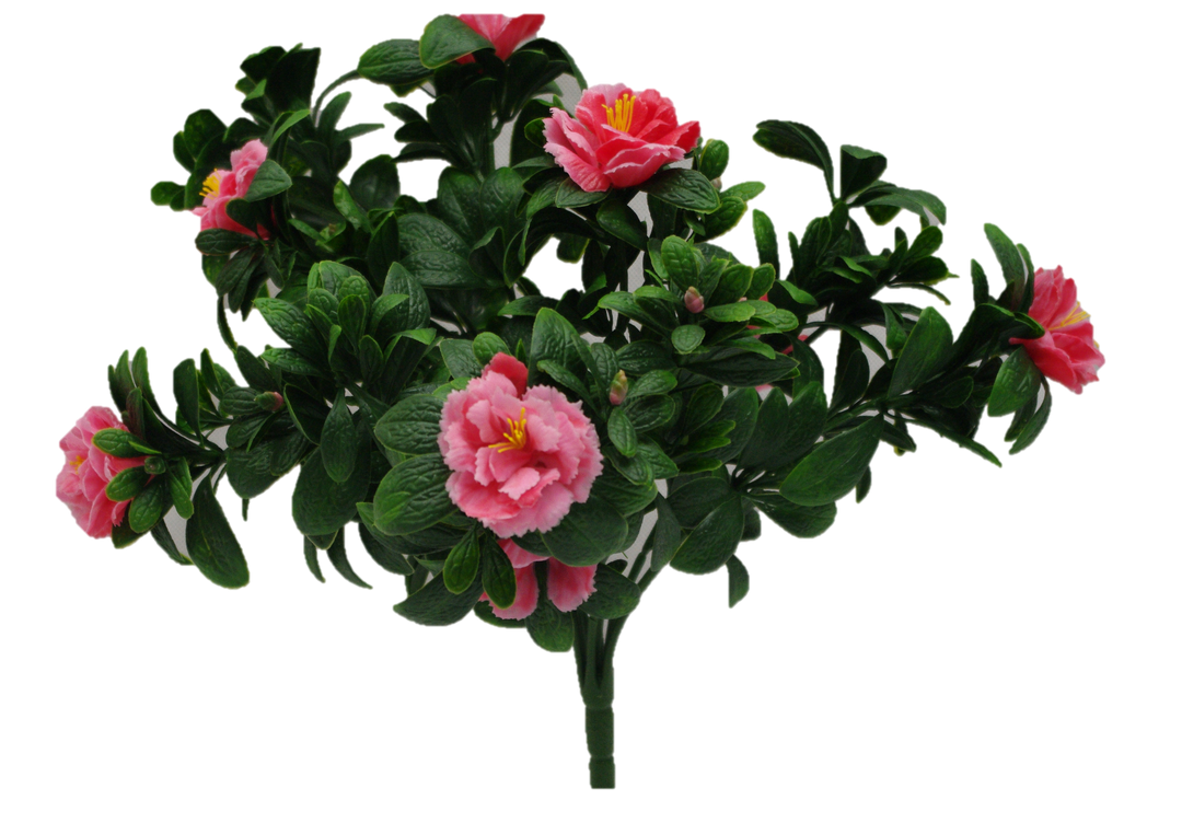 Pink Rose Bunch UV 45cm