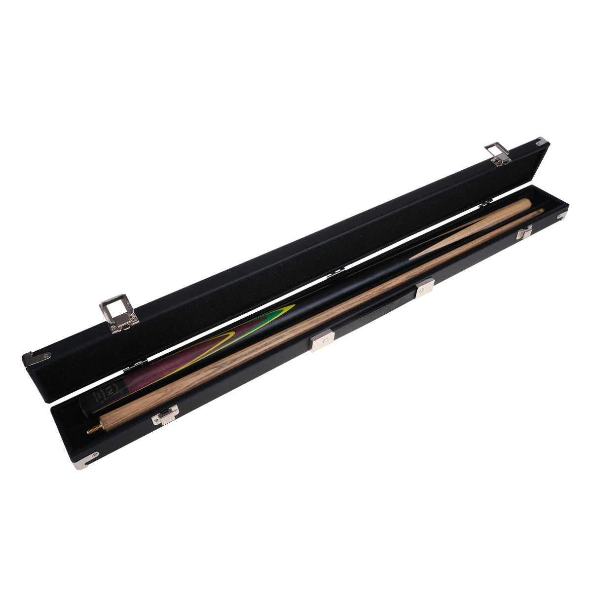 SAS Sports Pool Snooker Billiard Cue With Carry Case Premium Oak Handle 145cm