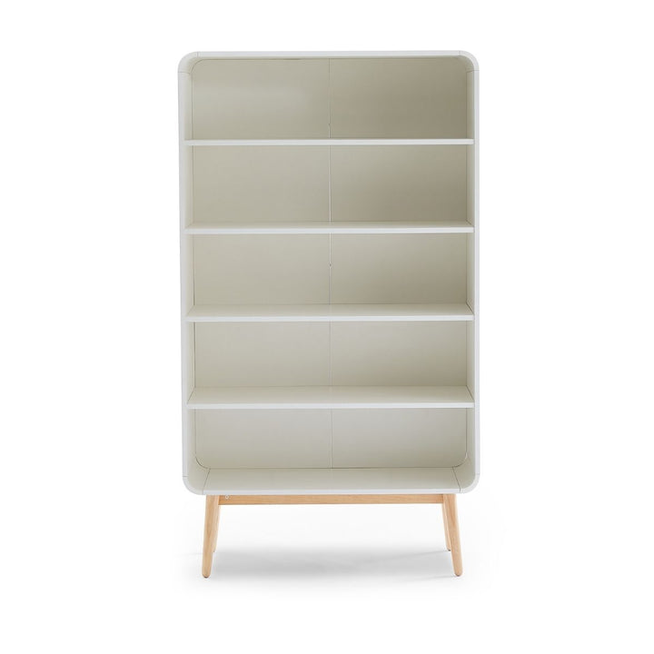 Merlin White Modern Retro Display Cabinet