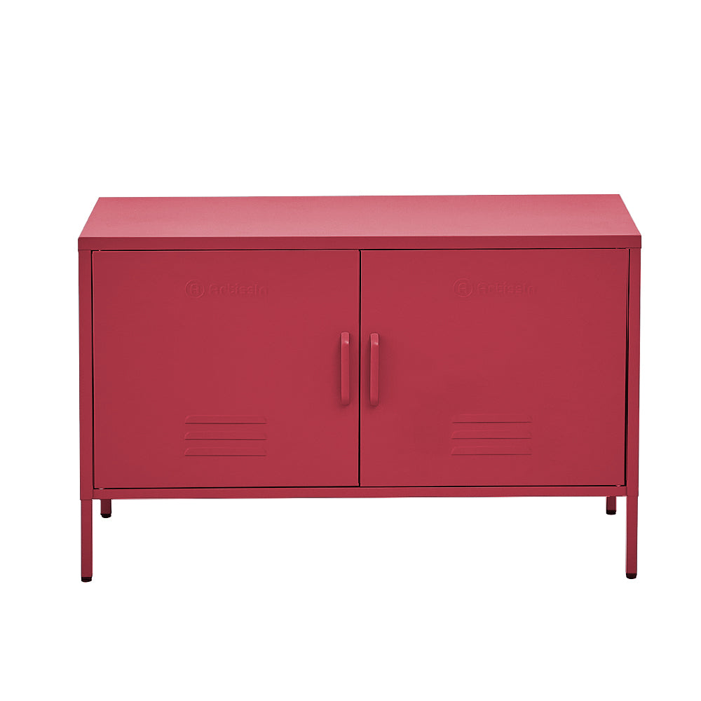 Artiss Buffet Sideboard Metal Cabinet - BASE Pink