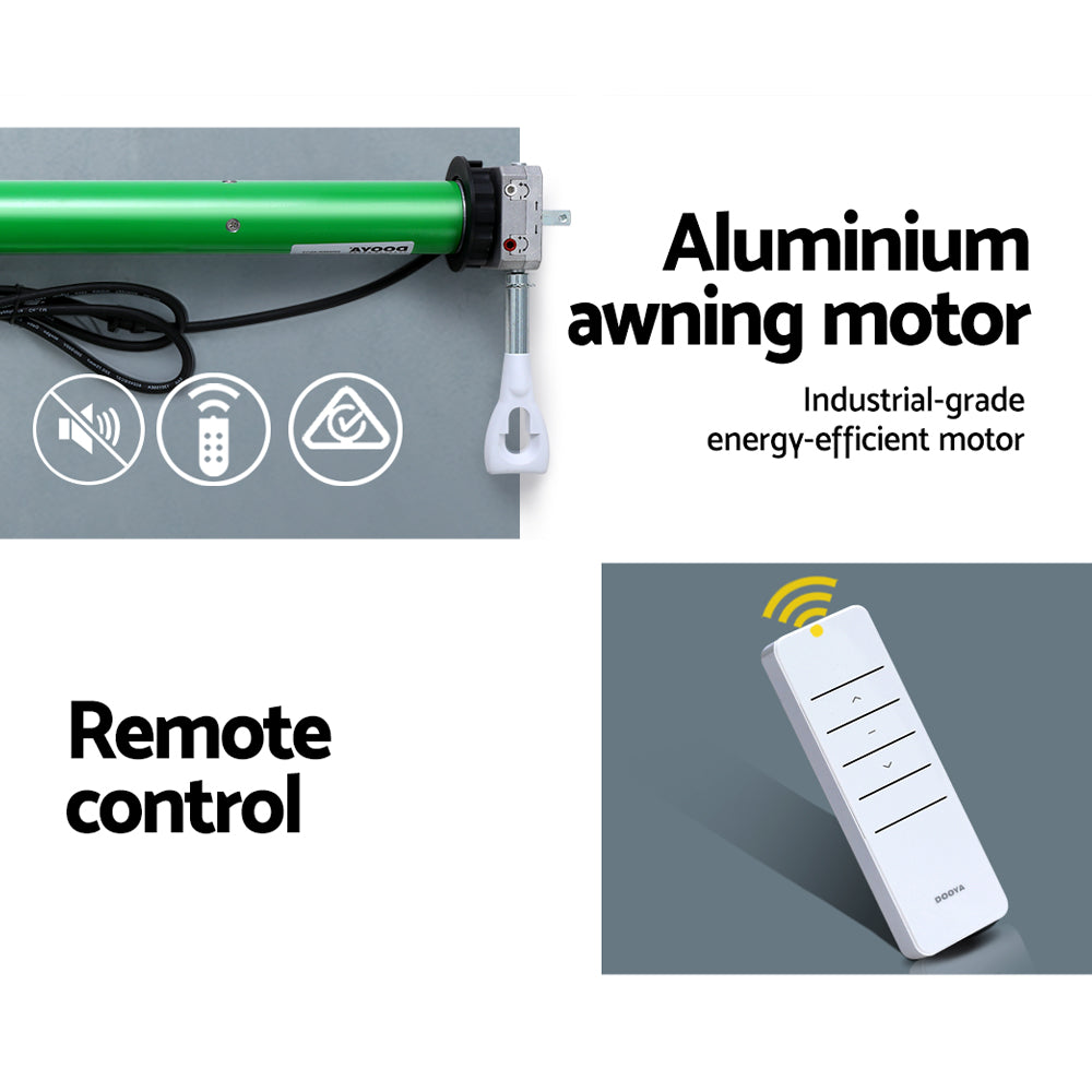 Instahut 230V Folding Arm Awning Replacement Motor with remote 40NM