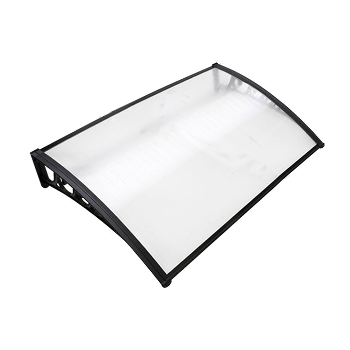 Instahut Window Door Awning 1mx1.5m Transparent Hollow Sheet Plastic Frame