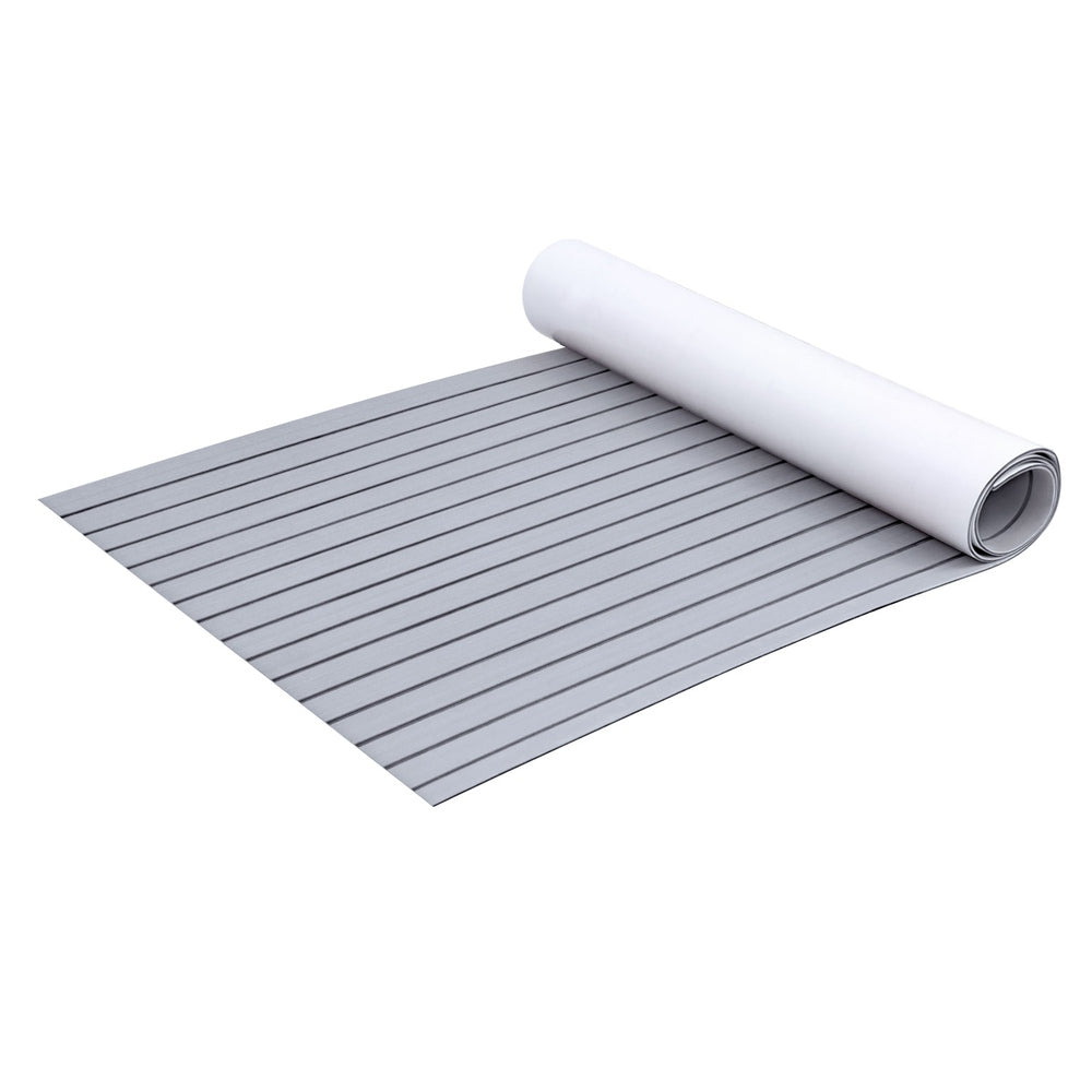 Seamanship EVA Foam Boat Flooring Mat Decking Sheet 240x90x0.6cm Light Grey