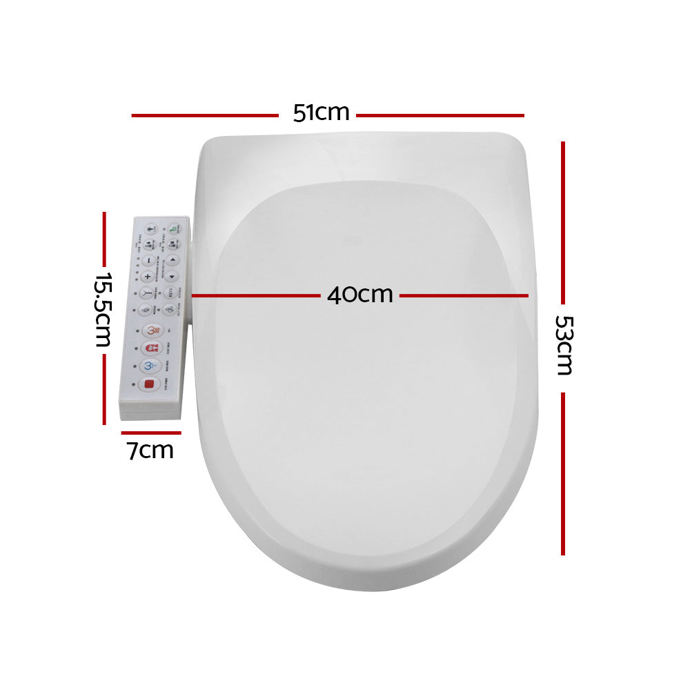 Cefito Electric Bidet Toilet Seat Cover Bathroom Spray Water Wash V Shape