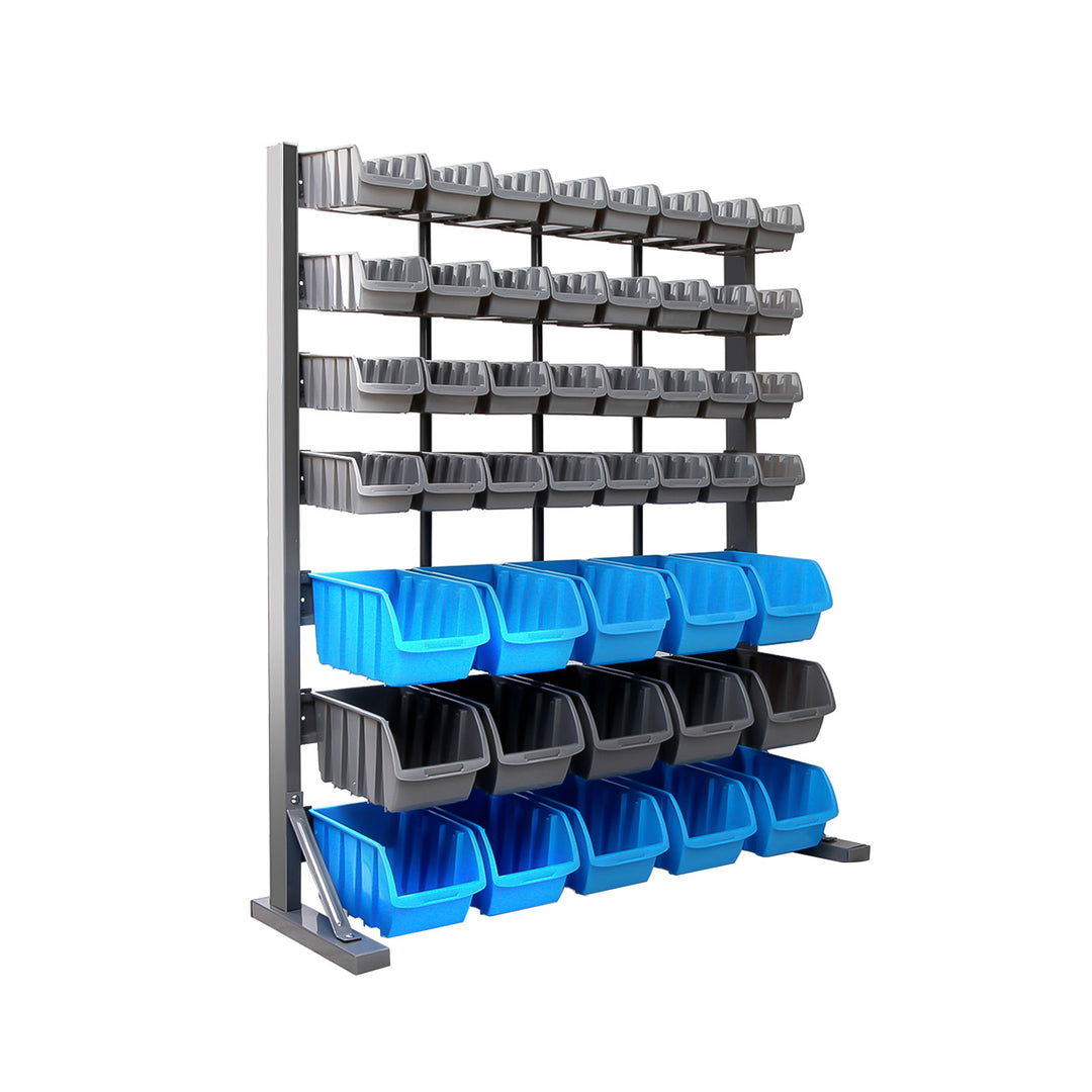 Giantz 47 Storage Bin Rack Free Stand Steel Stand